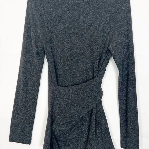 T Alexander Wang CharcoalGray Long Sleeve Top - Picture 2 of 8
